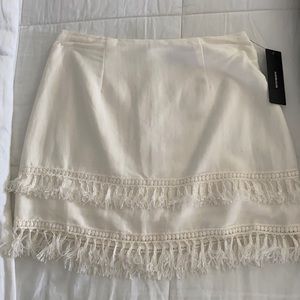 White/cream skirt
